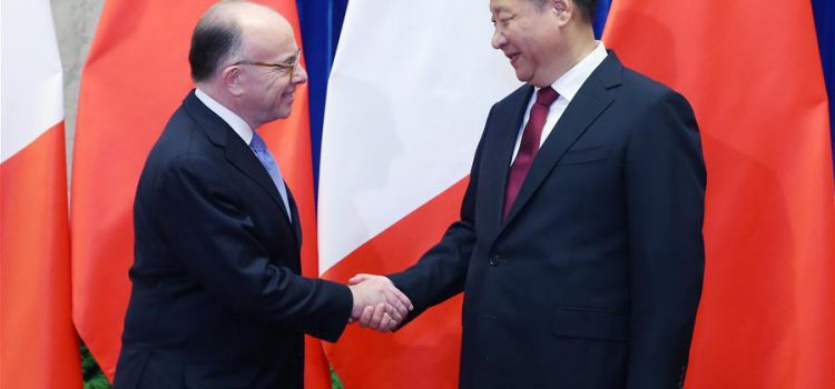 Visite du premier ministre français Bernard Cazeneuve en Chine