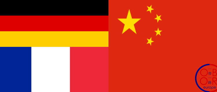 French-Chinese-German video summit, July 2021